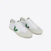 Volley Canvas White Emeraude Volley Canvas White Emeraude