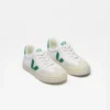 Volley Elastic Laces Canvas White Emeraude Volley Elastic Laces Canvas White Emeraude