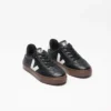 Volley Elastic Laces Leather Black White Bark Volley Elastic Laces Leather Black White Bark