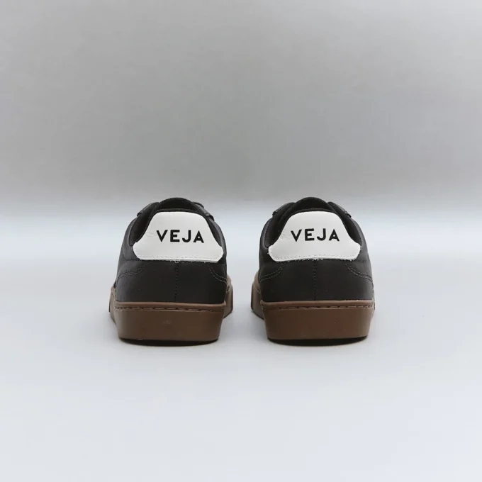 Volley Elastic Laces Leather Black White Bark Volley Elastic Laces Leather Black White Bark