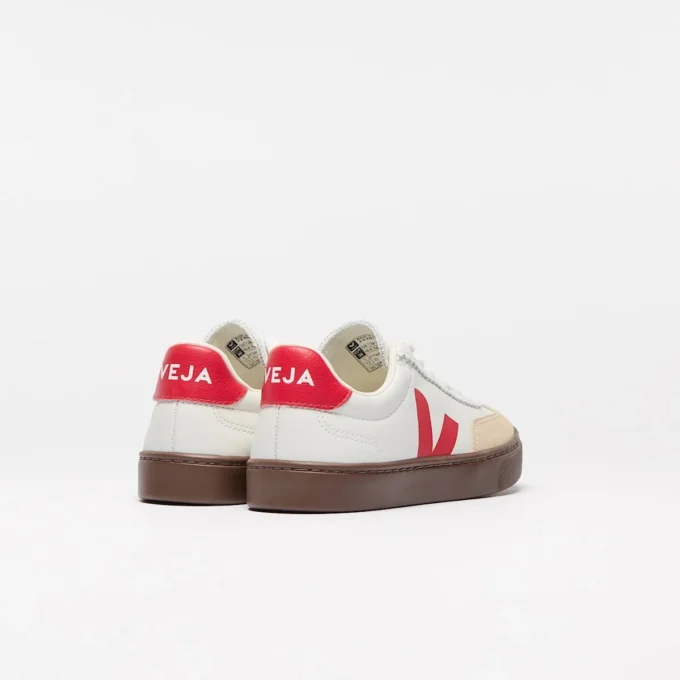 Volley Elastic Laces Leather White Pierre Pekin Bark Volley Elastic Laces Leather White Pierre Pekin Bark