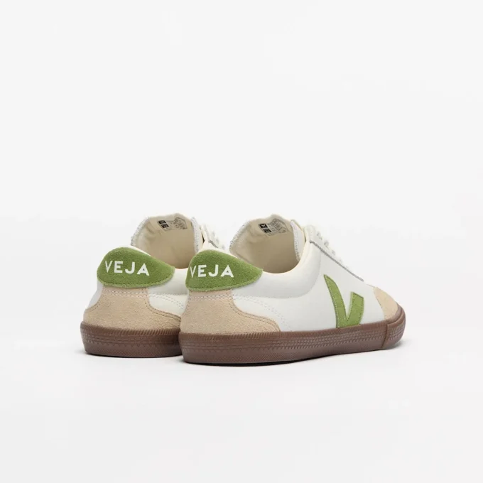 Volley Leather White Kiwi Bark Volley Leather White Kiwi Bark